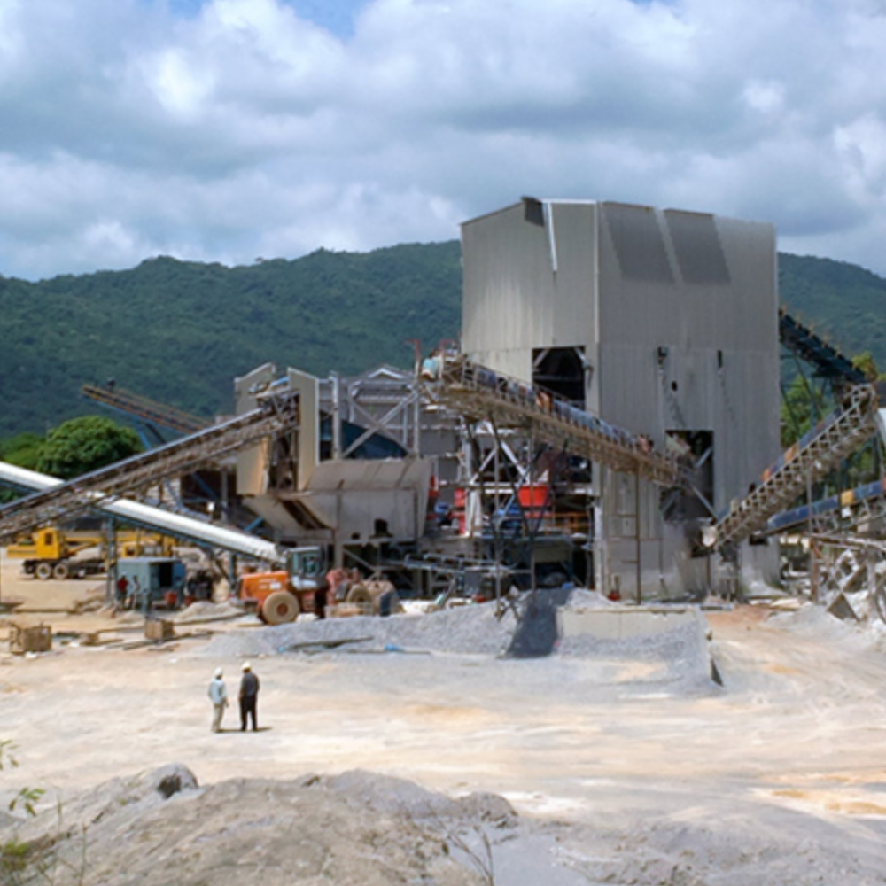 โครงการติดตั้งระบบโม่หิน (Rock Crushing Plant)
